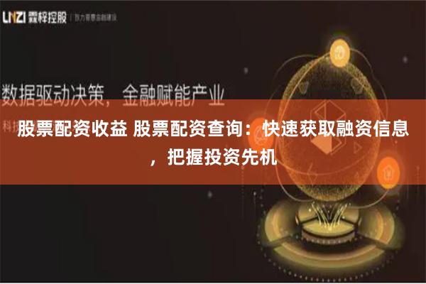 股票配资收益 股票配资查询：快速获取融资信息，把握投资先机